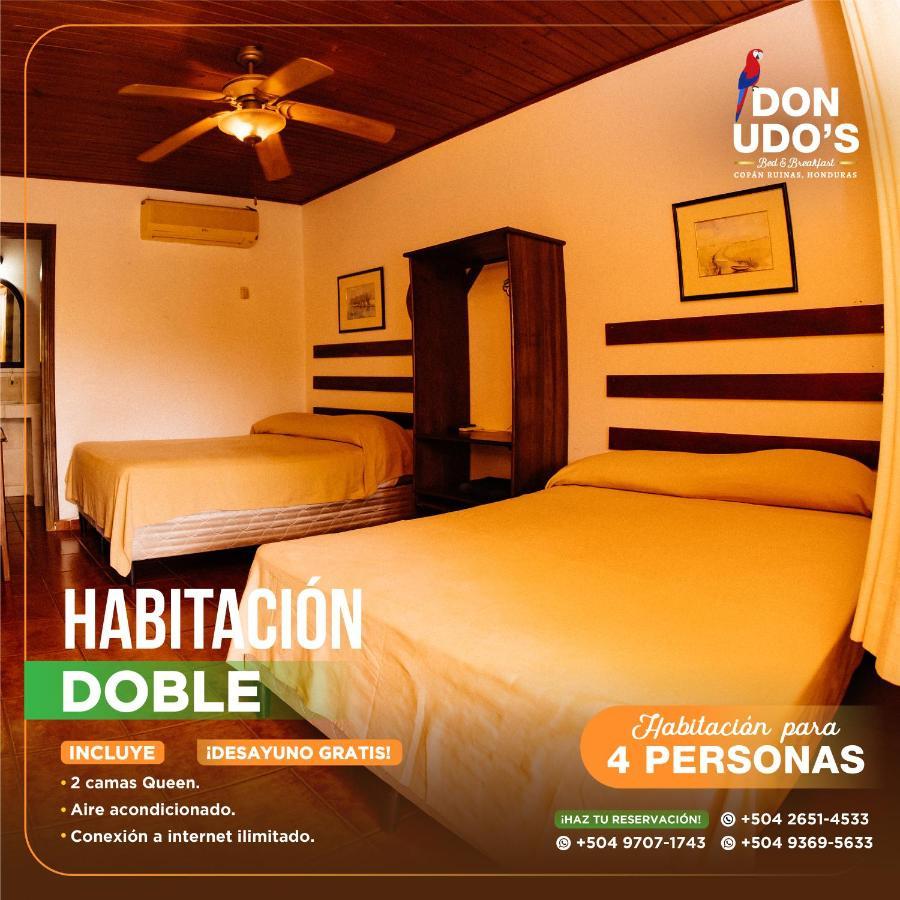 Hotel Don Udos Bed & Breakfast Copán Zewnętrze zdjęcie