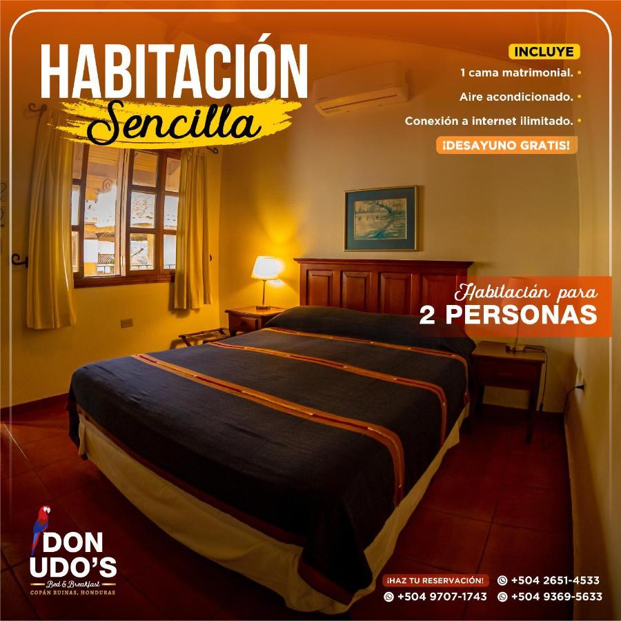 Hotel Don Udos Bed & Breakfast Copán Zewnętrze zdjęcie