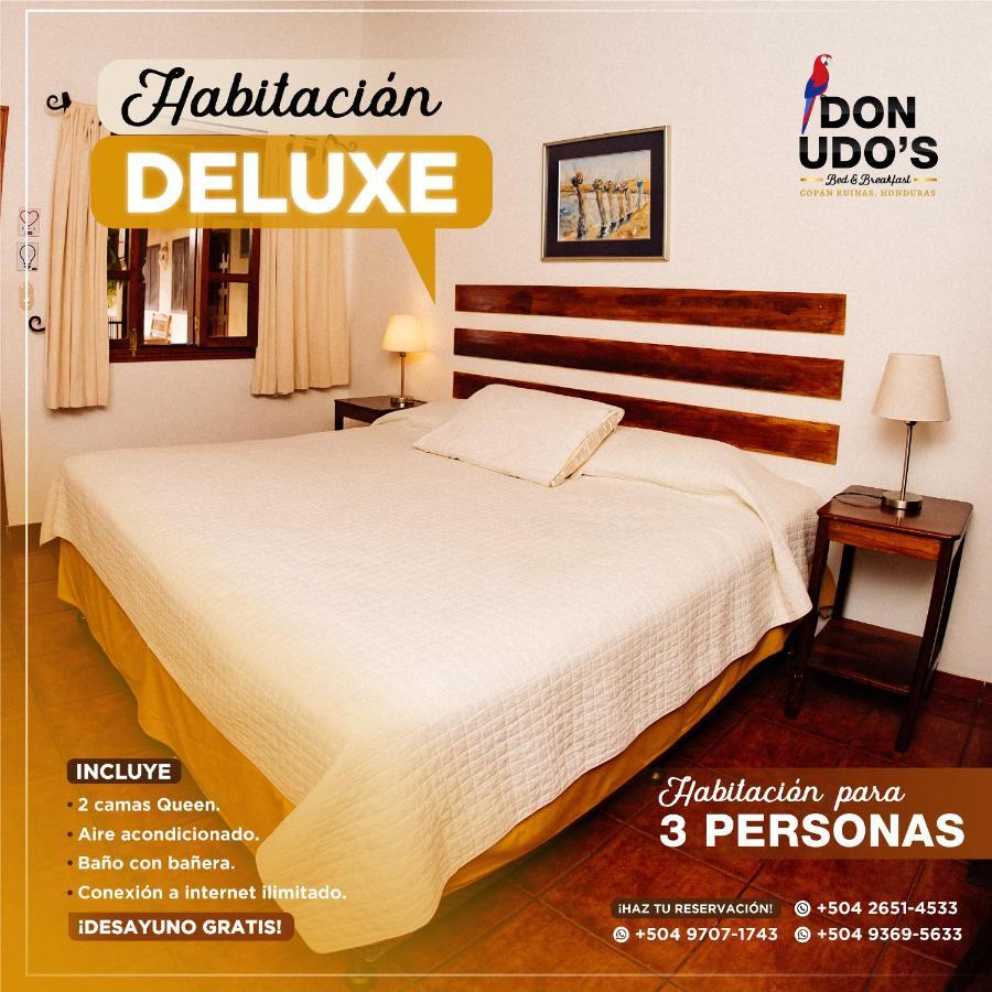 Hotel Don Udos Bed & Breakfast Copán Zewnętrze zdjęcie