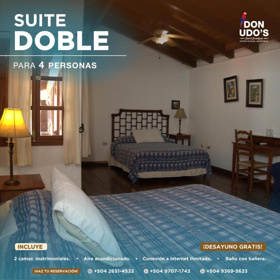 Hotel Don Udos Bed & Breakfast Copán Zewnętrze zdjęcie