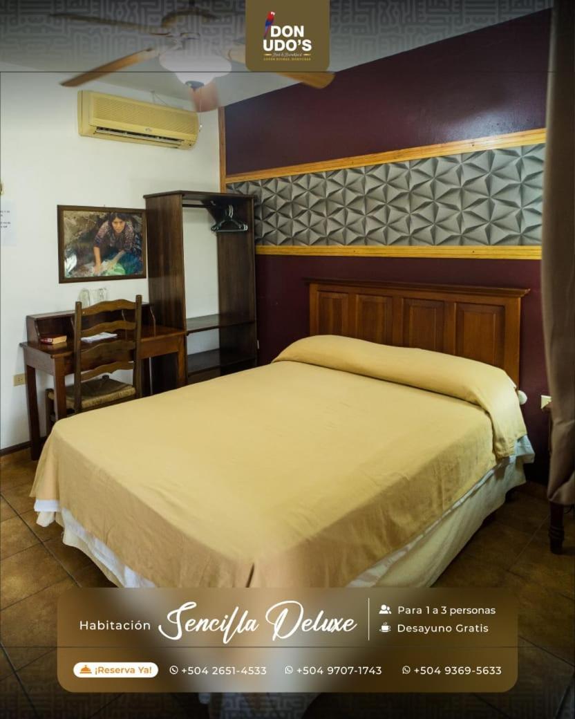 Hotel Don Udos Bed & Breakfast Copán Zewnętrze zdjęcie